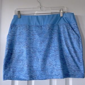 Kate Lord Stretch Golf Tennis Walking Blue Skort